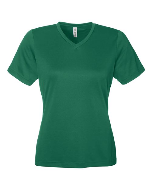 Team 365 TT15W, Women's Zone Performance Mesh T-shirt, Sport Forest