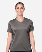 Team 365 TT15W, Women's Zone Performance Mesh T-shirt, Sport Graphite