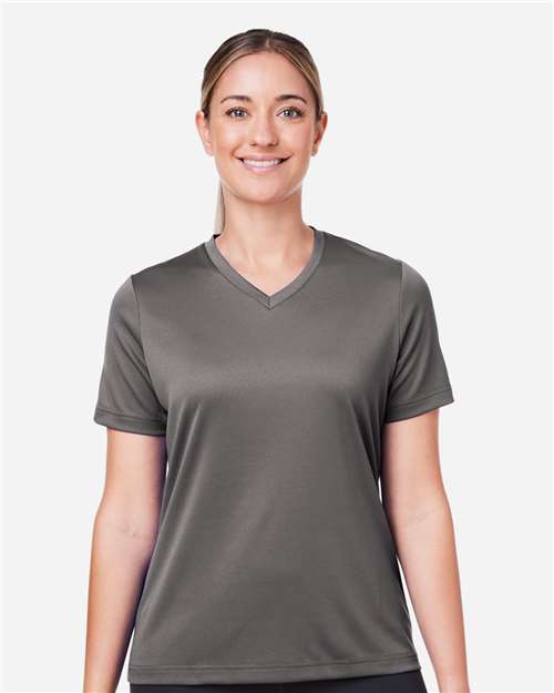 Team 365 TT15W, Women's Zone Performance Mesh T-shirt, Sport Graphite