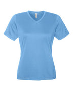 Team 365 TT15W, Women's Zone Performance Mesh T-shirt, Sport Light Blue