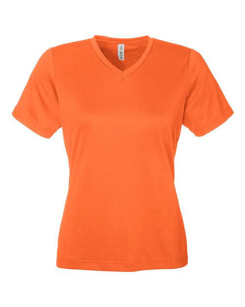 Team 365 TT15W, Women's Zone Performance Mesh T-shirt, Sport Orange
