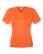Team 365 TT15W, Women's Zone Performance Mesh T-shirt, Sport Orange