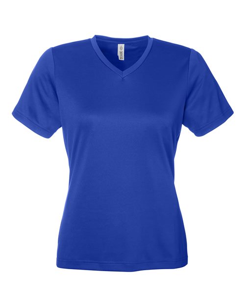 Team 365 TT15W, Women's Zone Performance Mesh T-shirt, Sport Royal