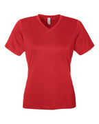 Team 365 TT15W, Women's Zone Performance Mesh T-shirt, Sport Scarlet Red
