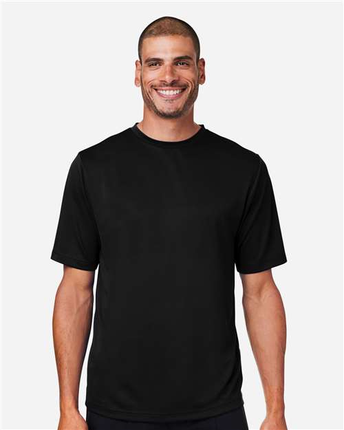 Team 365 TT15, Men's Zone Performance Mesh T-shirt, Black
