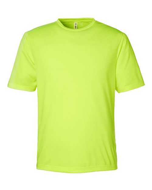 Team 365 TT15, Men's Zone Performance Mesh T-shirt, Safety Yellow