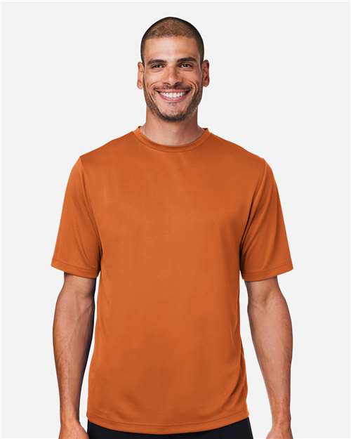 Team 365 TT15, Men's Zone Performance Mesh T-shirt, Sport Burnt Orange
