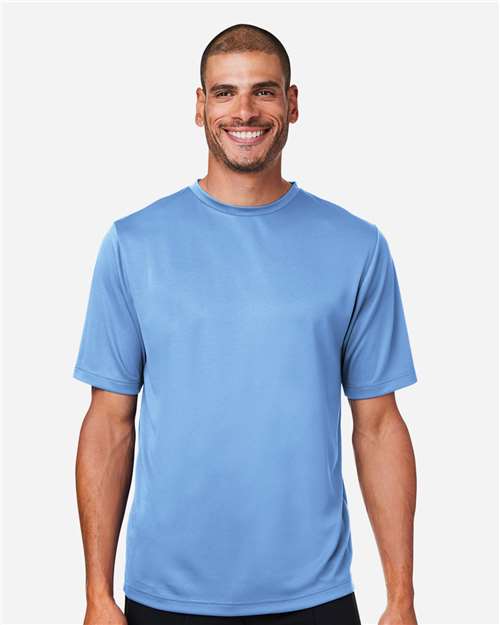 Team 365 TT15, Men's Zone Performance Mesh T-shirt, Sport Light Blue