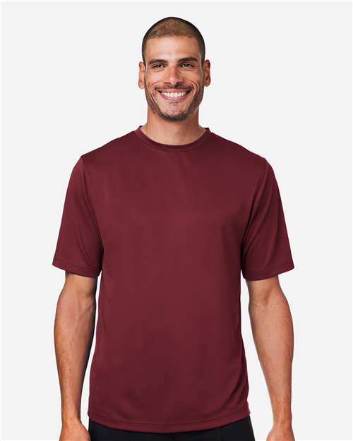 Team 365 TT15, Men's Zone Performance Mesh T-shirt, Sport Maroon