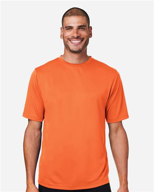 Team 365 TT15, Men's Zone Performance Mesh T-shirt, Sport Orange