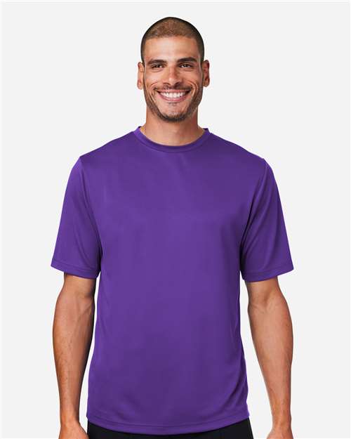 Team 365 TT15, Men's Zone Performance Mesh T-shirt, Sport Purple