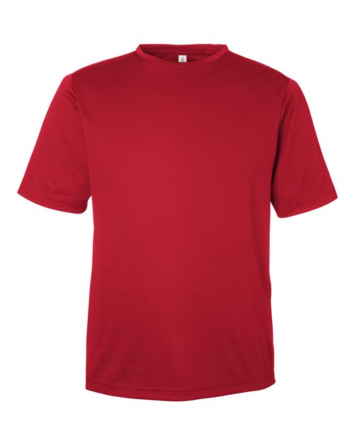 Team 365 TT15, Men's Zone Performance Mesh T-shirt, Sport Red