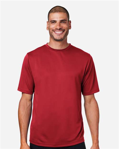 Team 365 TT15, Men's Zone Performance Mesh T-shirt, Sport Red