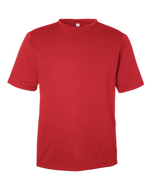 Team 365 TT15, Men's Zone Performance Mesh T-shirt, Sport Scarlet Red