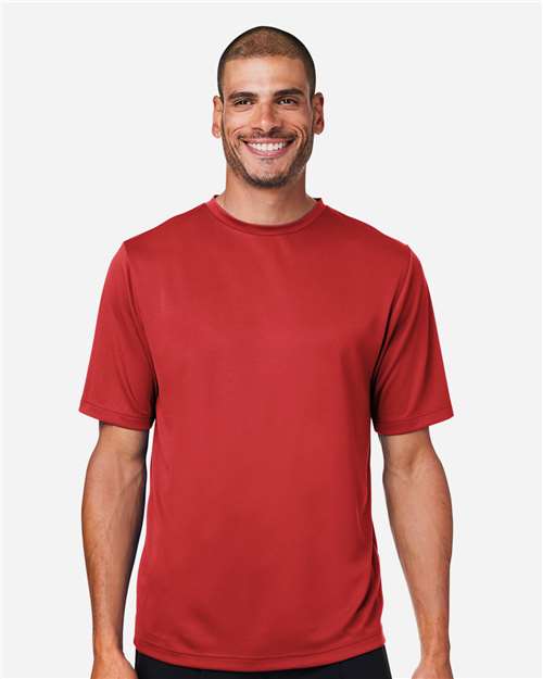 Team 365 TT15, Men's Zone Performance Mesh T-shirt, Sport Scarlet Red