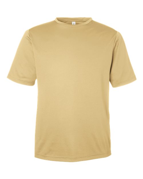 Team 365 TT15, Men's Zone Performance Mesh T-shirt, Sport Vegas Gold