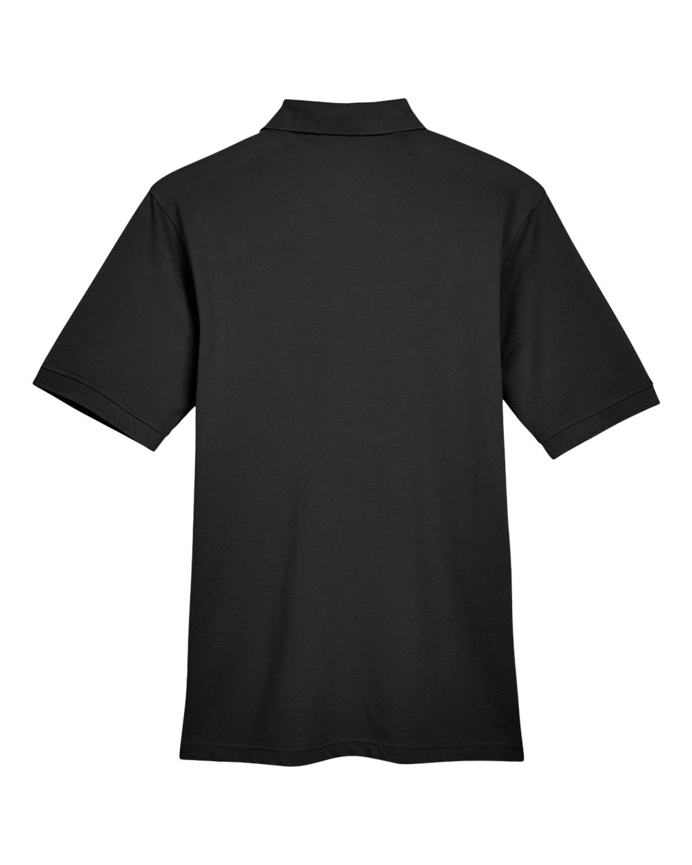 Harriton M265, 13836 Men's Easy Blend Polo, Black