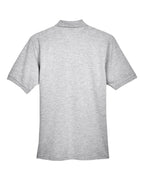 Harriton M265, 13836 Men's Easy Blend Polo, Grey Heather