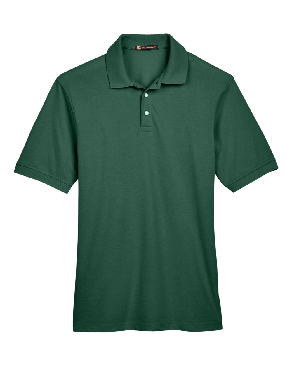 Harriton M265, 13836 Men's Easy Blend Polo, Hunter