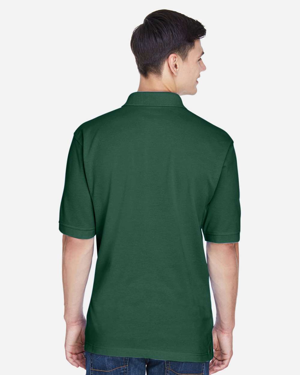 Harriton M265, 13836 Men's Easy Blend Polo, Hunter