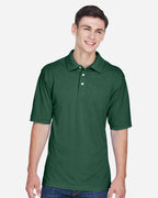 Harriton M265, 13836 Men's Easy Blend Polo, Hunter