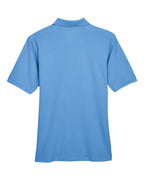Harriton M265, 13836 Men's Easy Blend Polo, Light College Blue