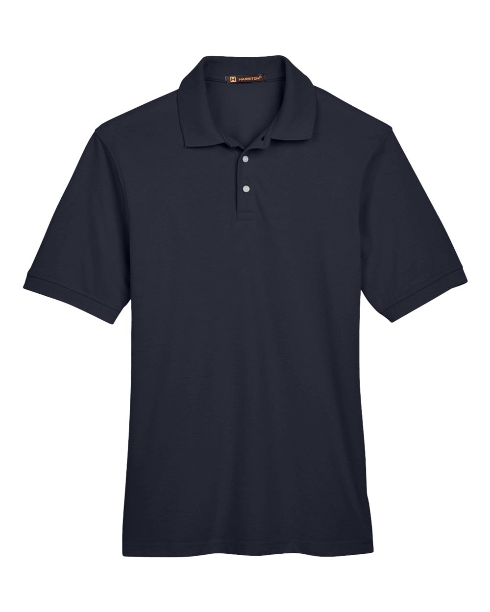 Harriton M265, 13836 Men's Easy Blend Polo, Navy