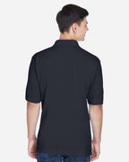Harriton M265, 13836 Men's Easy Blend Polo, Navy