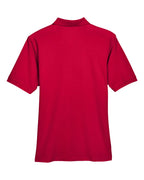 Harriton M265, 13836 Men's Easy Blend Polo, Red