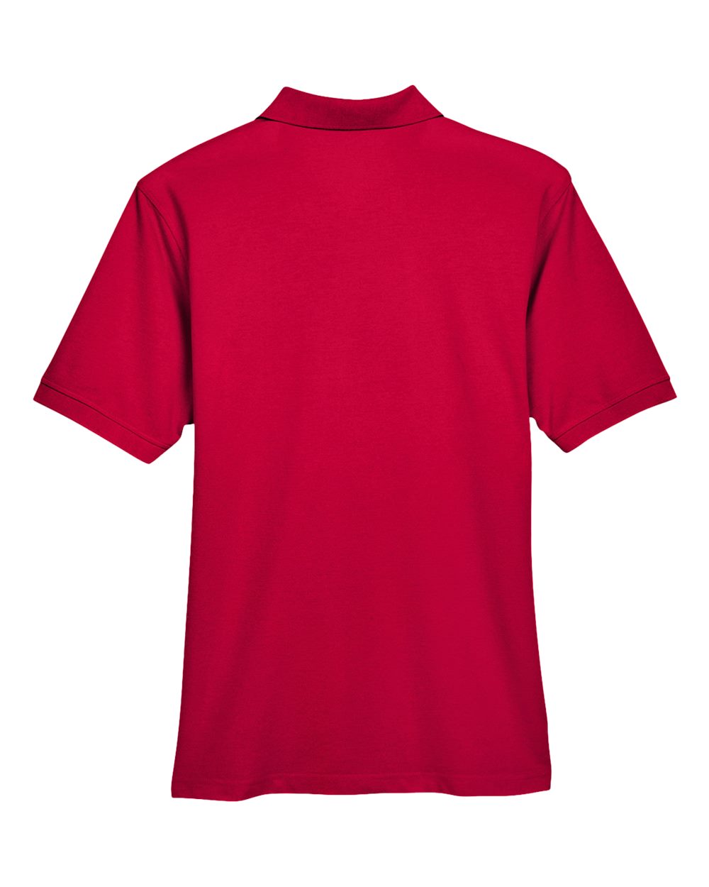 Harriton M265, 13836 Men's Easy Blend Polo, Red