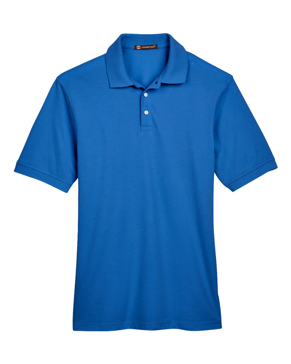 Harriton M265, 13836 Men's Easy Blend Polo, True Royal