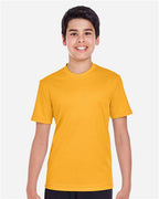 Team 365 TT11Y, Youth Zone Performance T-shirt, Sport Athletic Gold