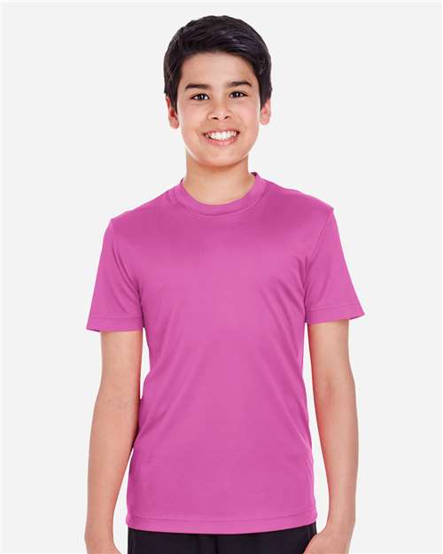 Team 365 TT11Y, Youth Zone Performance T-shirt, Sport Charity Pink
