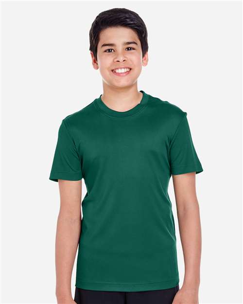 Team 365 TT11Y, Youth Zone Performance T-shirt, Sport Forest