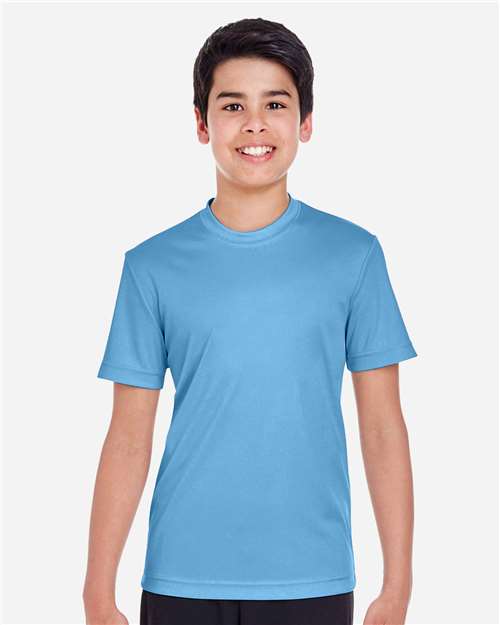 Team 365 TT11Y, Youth Zone Performance T-shirt, Sport Light Blue