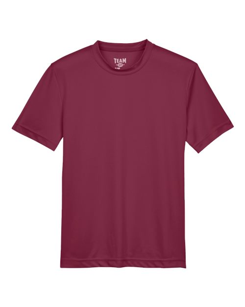 Team 365 TT11Y, Youth Zone Performance T-shirt, Sport Maroon