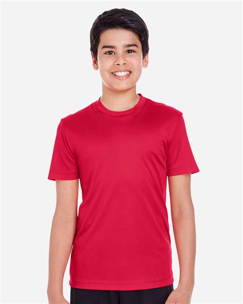 Team 365 TT11Y, Youth Zone Performance T-shirt, Sport Red