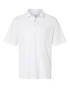 Harriton 13838, M105 Men's Maverick Cvc Pique Polo, White