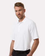 Harriton 13838, M105 Men's Maverick Cvc Pique Polo, White