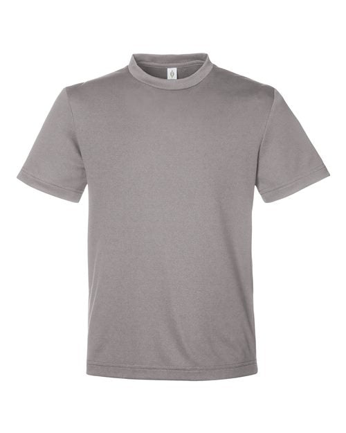 Team 365 TT15Y, Youth Zone Performance Mesh T-shirt, Sport Graphite