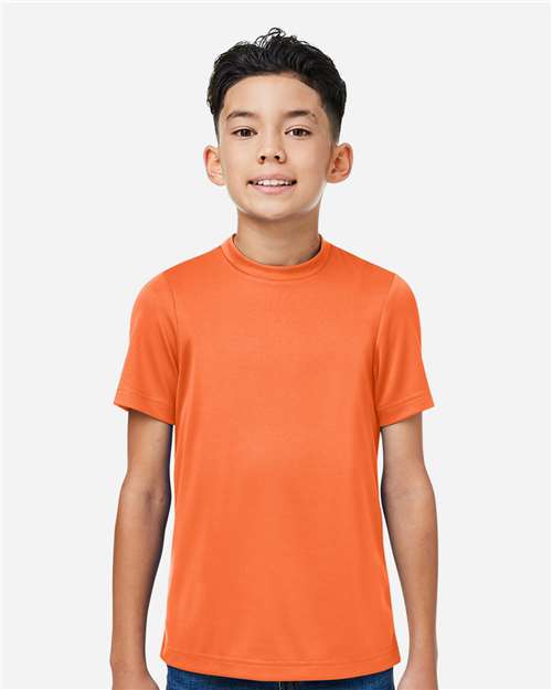 Team 365 TT15Y, Youth Zone Performance Mesh T-shirt, Sport Orange