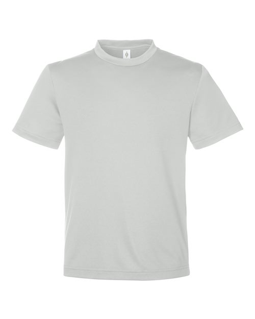 Team 365 TT15Y, Youth Zone Performance Mesh T-shirt, Sport Silver
