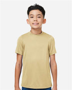 Team 365 TT15Y, Youth Zone Performance Mesh T-shirt, Sport Vegas Gold