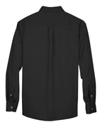 Harriton M500, 13845 Men's Easy Blend Twill Shirt, Black