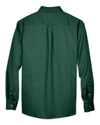 Harriton M500, 13845 Men's Easy Blend Twill Shirt, Hunter
