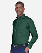 Harriton M500, 13845 Men's Easy Blend Twill Shirt, Hunter
