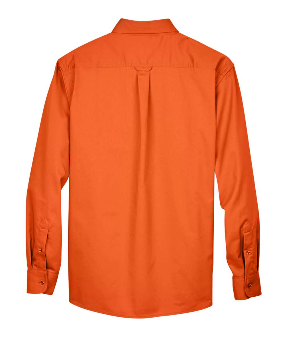 Harriton M500, 13845 Men's Easy Blend Twill Shirt, Team Orange