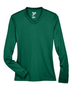 Team 365 TT11WL, Women's Zone Performance Long Sleeve T-shirt, Sport Forest