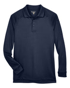 Harriton M211L, 13849 Men's Advantage Long Sleeve Tactical Polo, Dark Navy