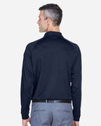 Harriton M211L, 13849 Men's Advantage Long Sleeve Tactical Polo, Dark Navy